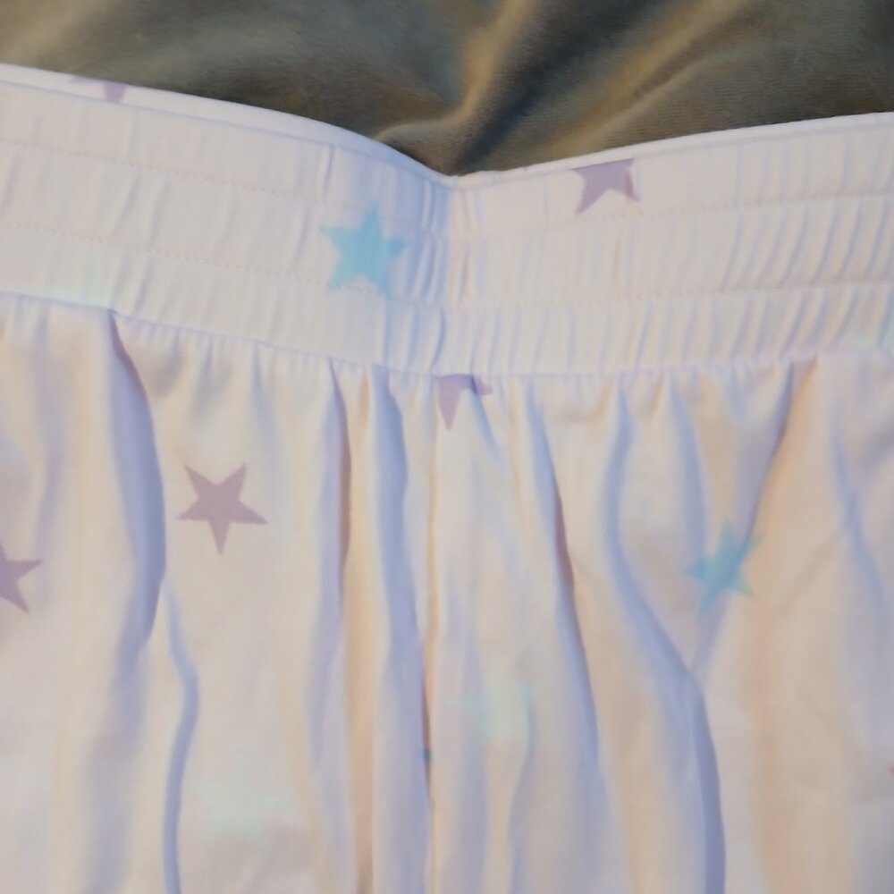 Roudelain Women's Star Printed Sleep Shorts SZ L NWT Pink - Picture 3 of 7
